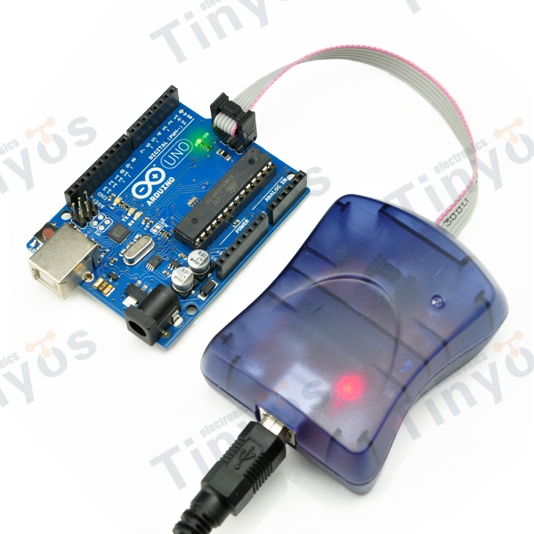 USBtinyISP V2 AVR ISP Programmer with Plastic Box