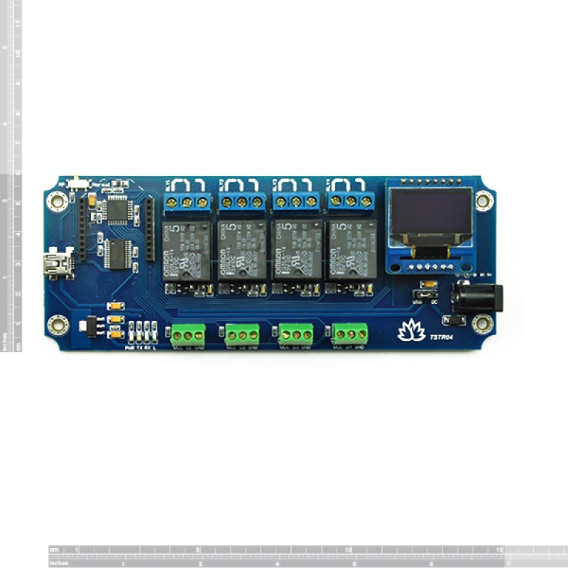 IOT4SH02Relay Wifi temperature sensor with 2 relay in DIN Rail