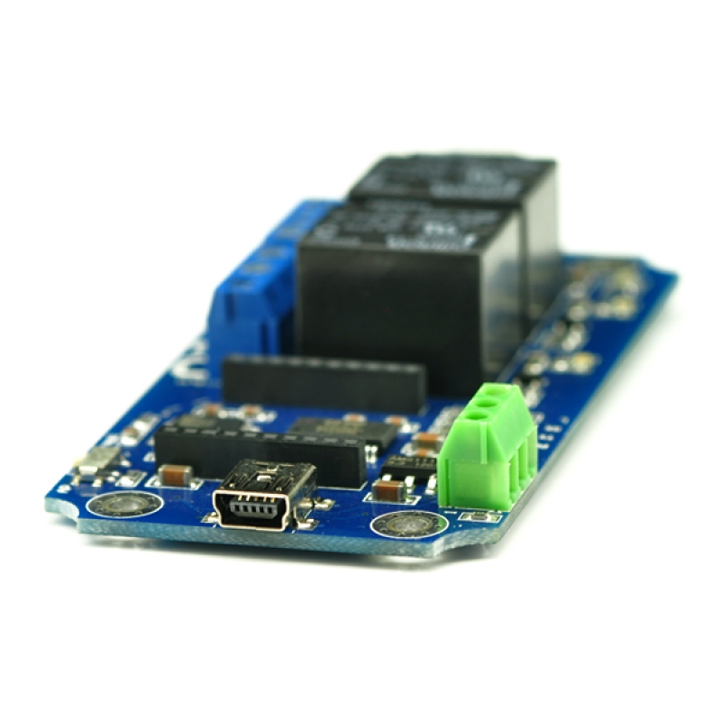 IOT4SH02Relay Wifi temperature sensor with 2 relay in DIN Rail
