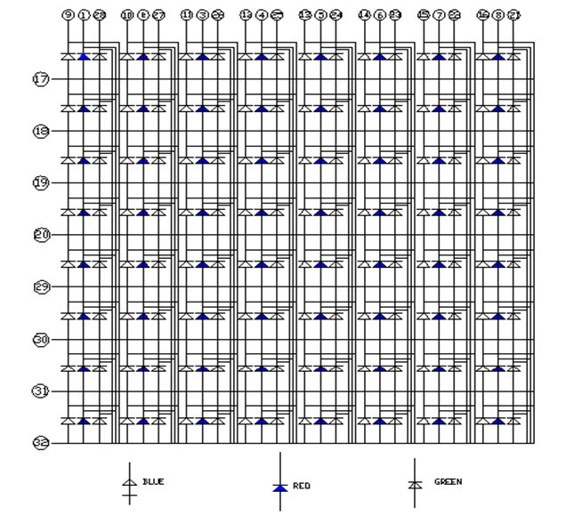 8x8 RGB LED Matrix Full Color For Arduino  